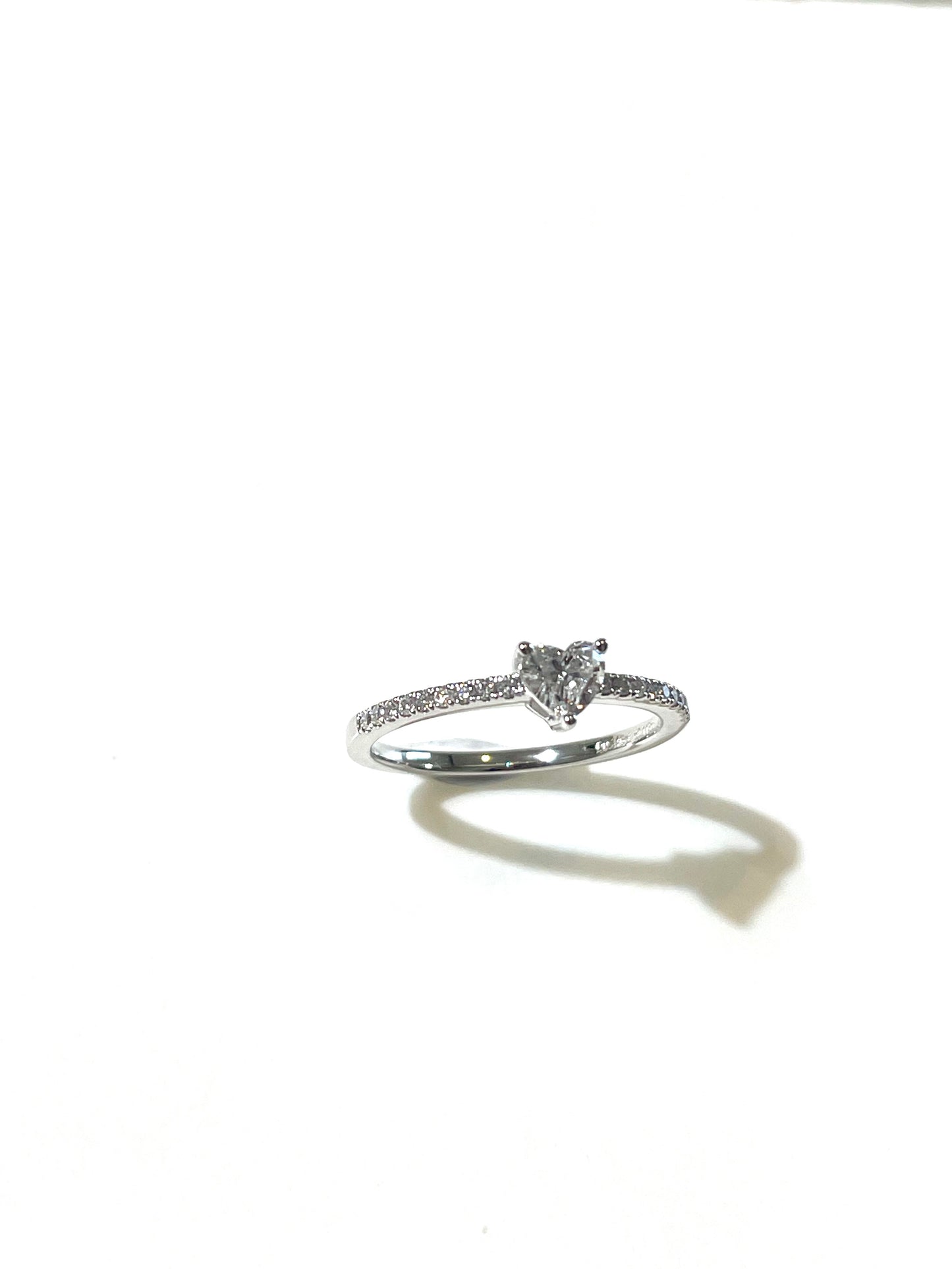 ￼培育鑽石戒指 0.3ct電鍍白金lab grown diamond Ring