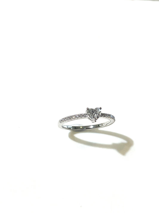 ￼培育鑽石戒指 0.3ct電鍍白金lab grown diamond Ring