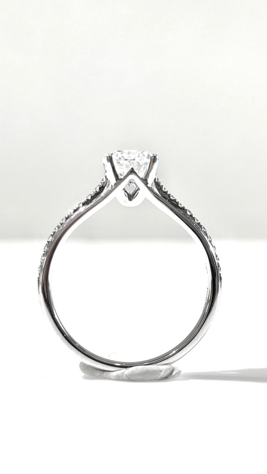 培育鑽石戒指  1ct鉑金950 Lab grown diamond ring