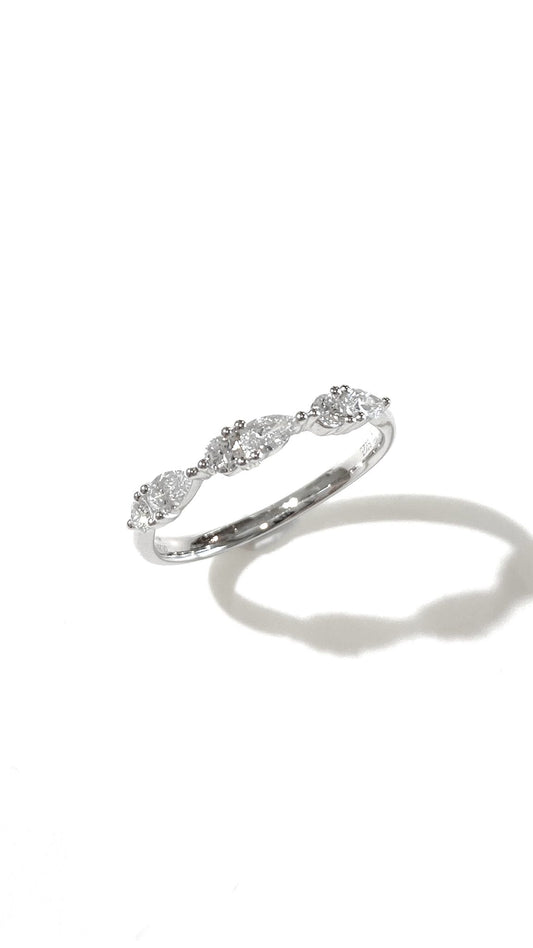 培育鑽石戒指 電鍍白 0.4ct Lab grown diamond Ring