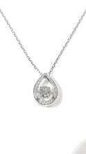 將圖片載入圖庫檢視器 鉑金培育鑽石0.5ct靈動吊墜及項鏈Lab grown diamond platinum necklace
