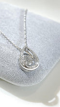 將圖片載入圖庫檢視器 鉑金培育鑽石0.5ct靈動吊墜及項鏈Lab grown diamond platinum necklace
