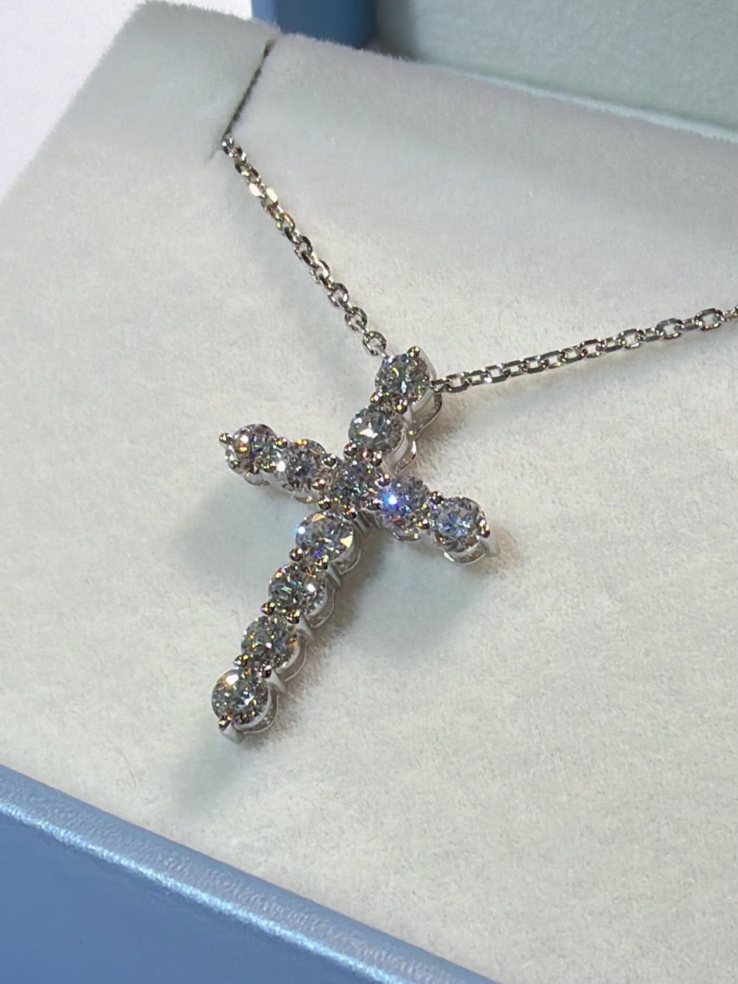 培育鑽石1.09ct 電鍍白金項鏈 Lab grown diamond pendant