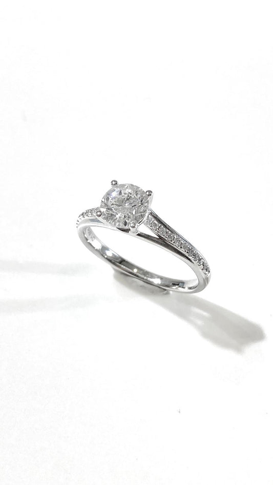 培育鑽石戒指  1ct鉑金950 Lab grown diamond ring
