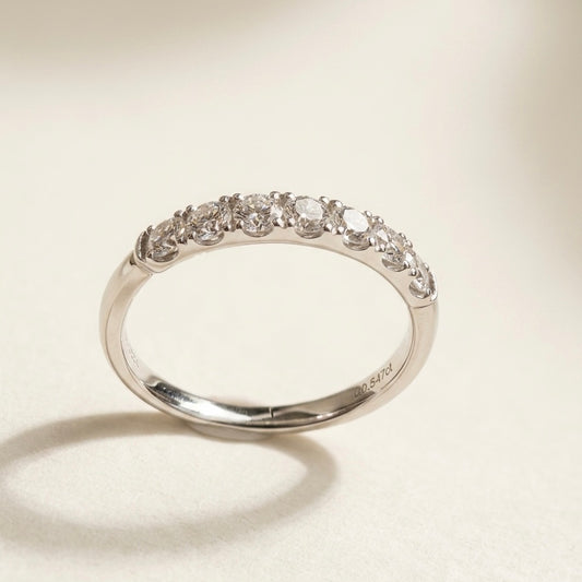 培育鑽石戒指 （0.548ct/2.7mm)Lab grown diamond 18k plated Ring