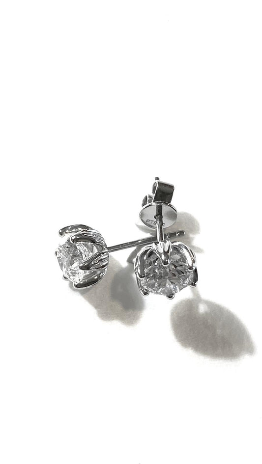 培育鑽石鉑金耳環 30份 一對共60份 Lab grown diamond earrings