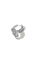 將圖片載入圖庫檢視器 培育鑽石電鍍白耳環 0.082ct Lab grown diamond earrings
