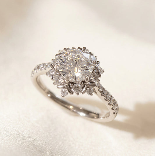 培育鑽石戒指 鉑金950 主石1ct Lab grown diamond ring