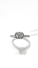 將圖片載入圖庫檢視器 培育鑽石戒指 1ct 鉑金 Lab grown diamond  Ring
