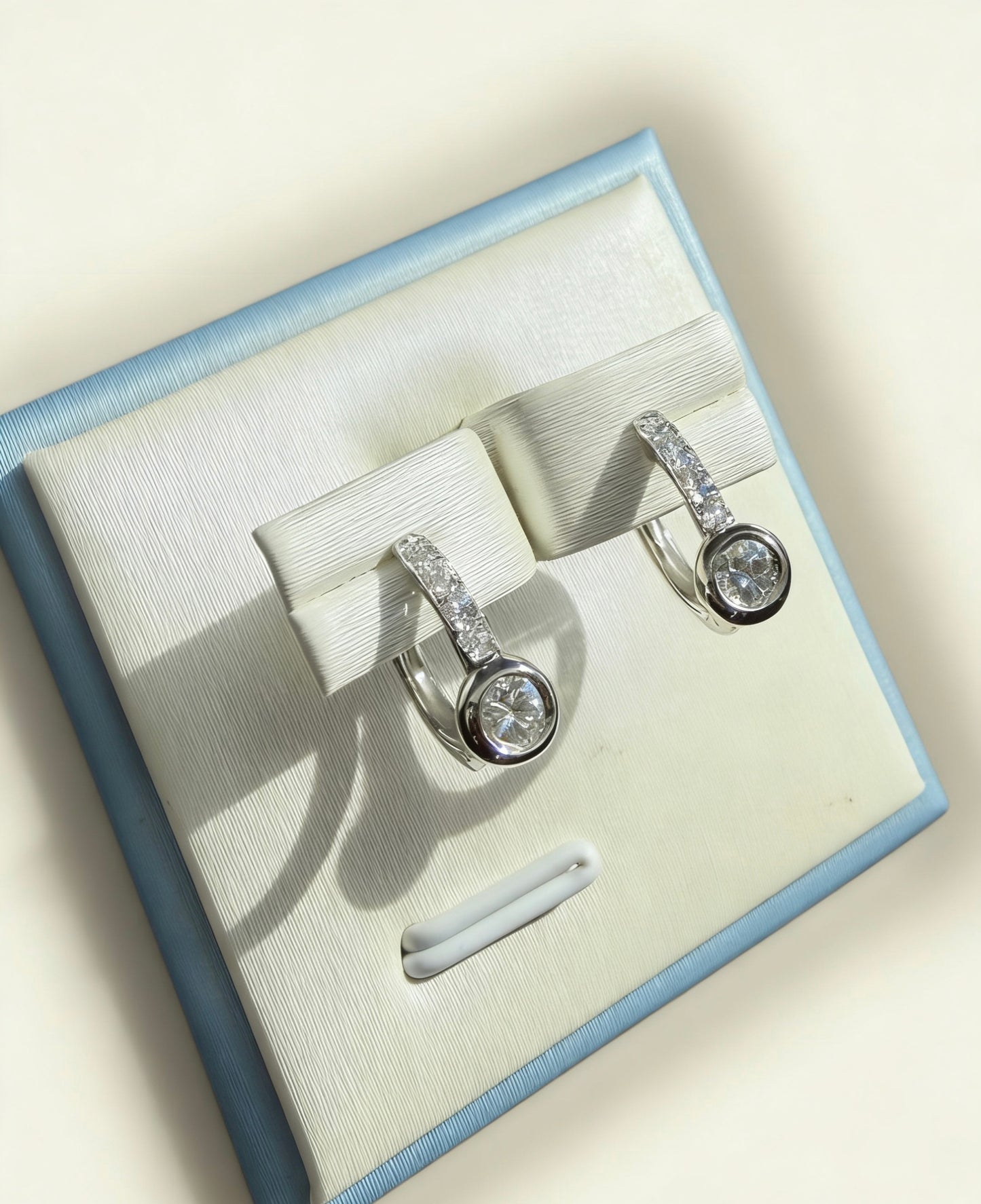 培育鑽石電白金0.35ct 耳環 Lab grown diamond Earrings