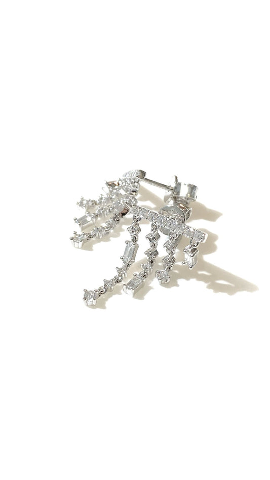培育鑽石0.374 電渡白耳環 Lab grown diamond earrings