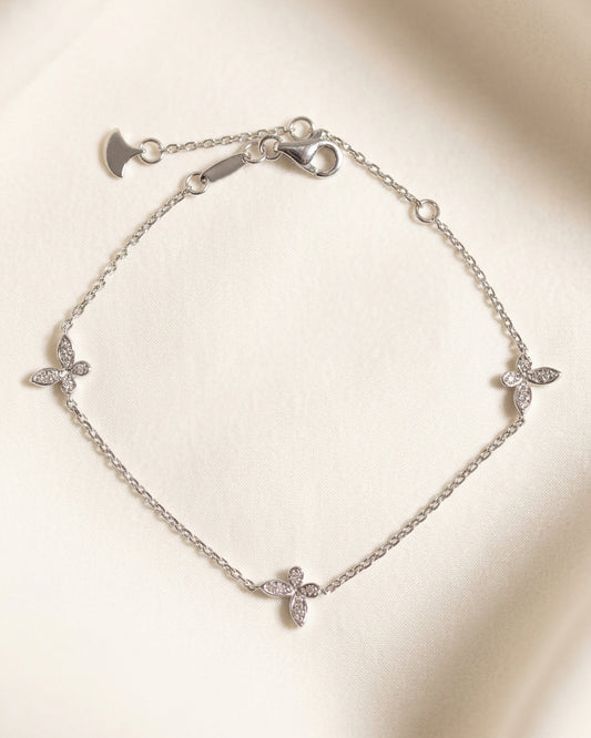 培育鑽石手鏈0.111ct Lab grown diamond 18k gold plated Bracelet
