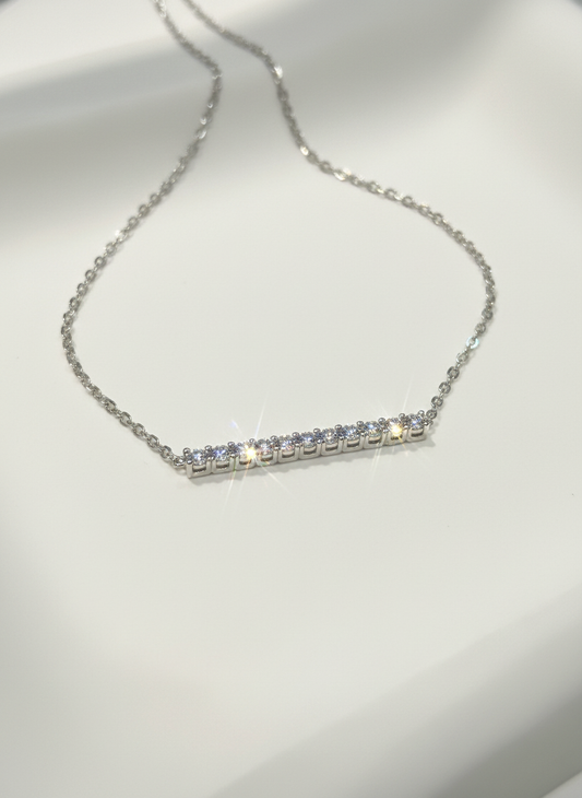 培育鑽石0.7ct 電鍍白金項鏈 Lab grown diamond pendant