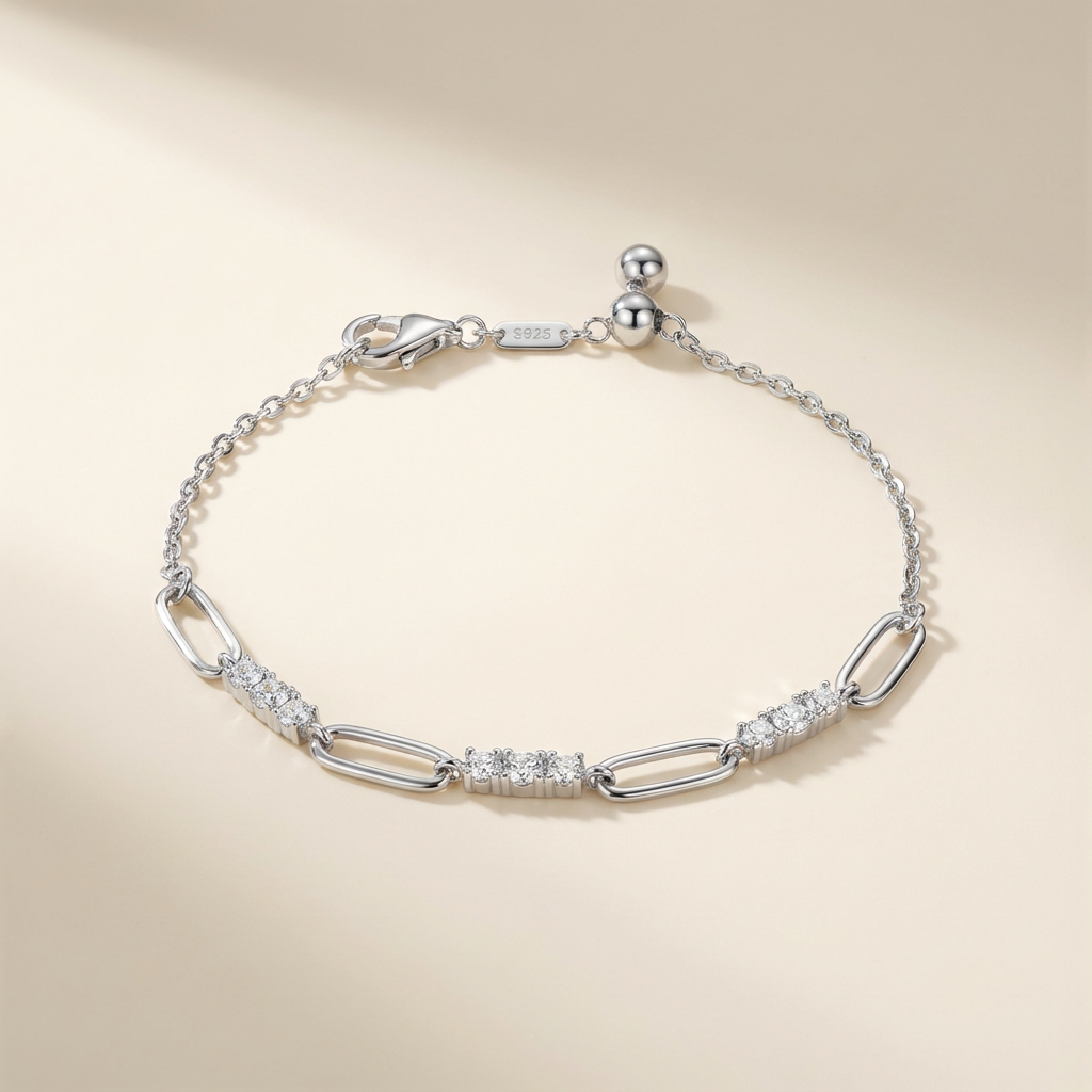 培育鑽石0.388ct手鏈Lab grown diamond 18k plated Bracelet