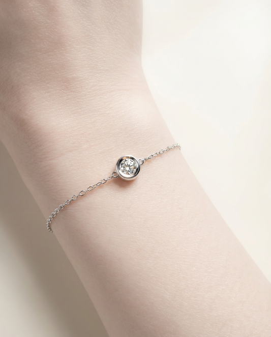 培育鑽石0.3ct手鏈Lab grown diamond 18k plated Bracelet