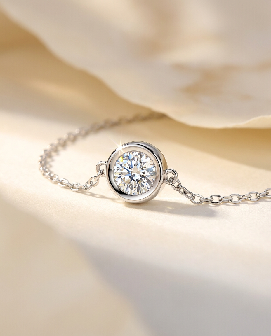 培育鑽石0.3ct手鏈Lab grown diamond 18k plated Bracelet