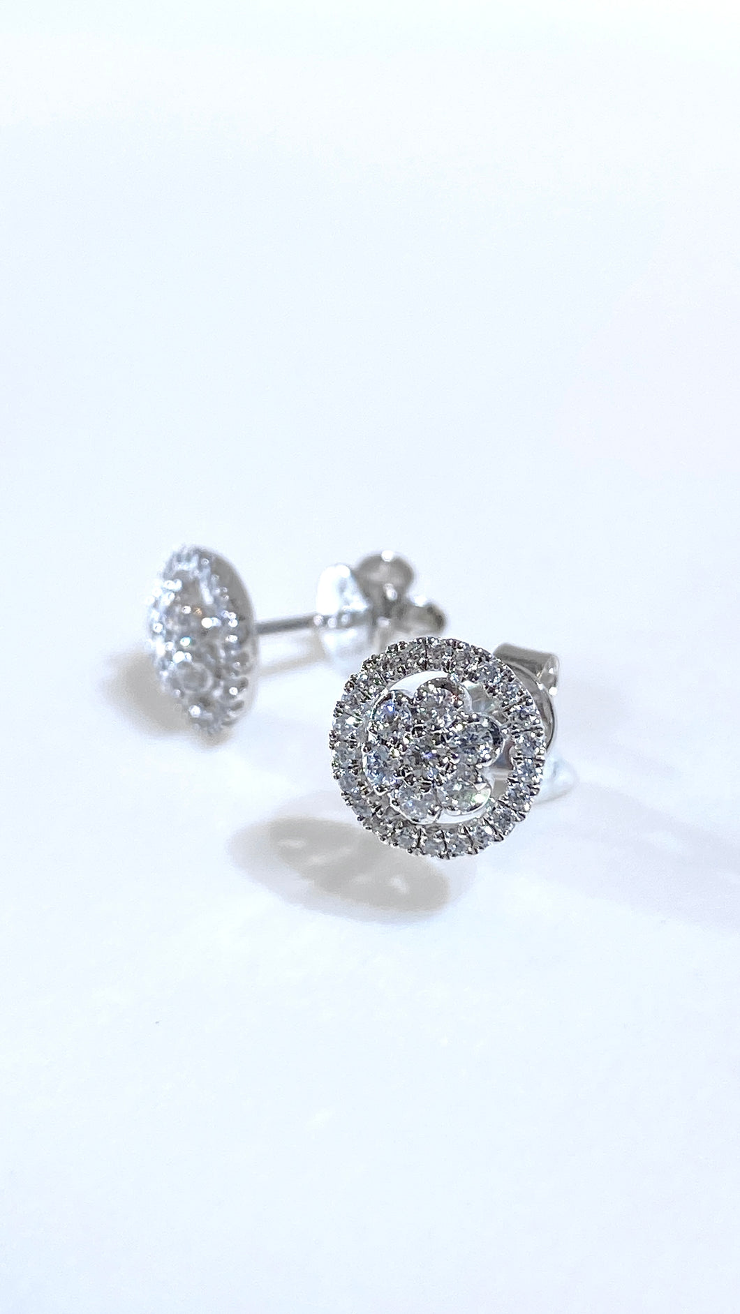 Lab grown diamond 
Earrings培育鑽石耳環