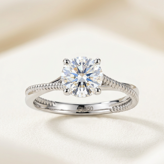 培育鑽石戒指 1.032ct 鉑金950 Lab grown diamond Ring