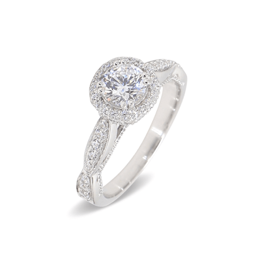 18K Engagement Ring 0.31 ctw SJR54188