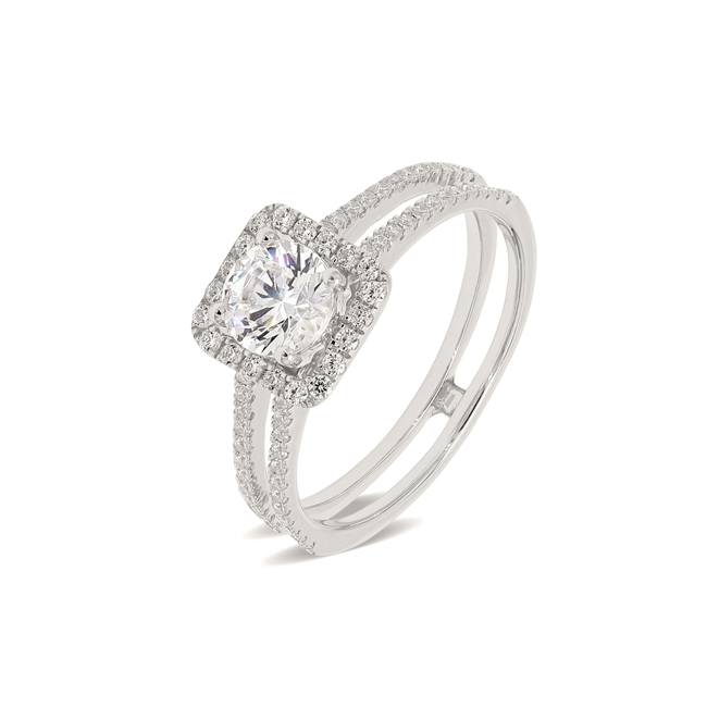 18K Engagement Ring 0.31 ctw SJR53699