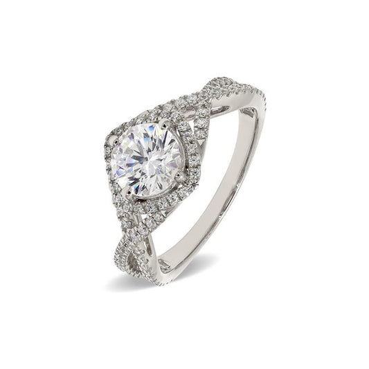 18K Engagement Ring 0.31 ctw SJR53705