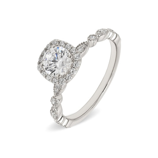 18K Engagement Ring 0.31 ctw SJR54053