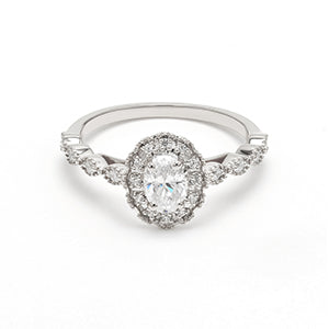 18K Engagement Ring 0.30 ctw SJR54056