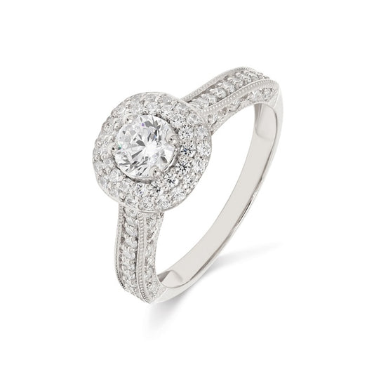 18K Engagement Ring 0.31 ctw SJR54189