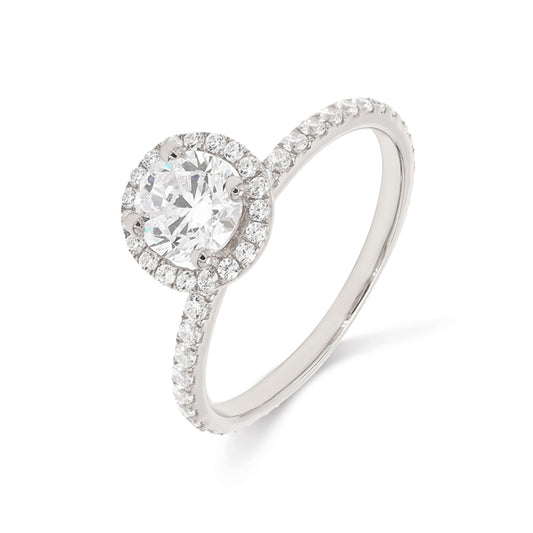 18K Engagement Ring 0.31 ctw SJR54049
