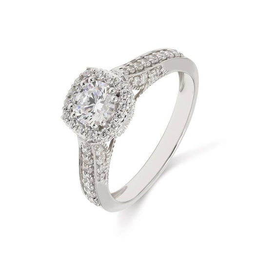 18K Engagement Ring 0.31 ctw SJR54174