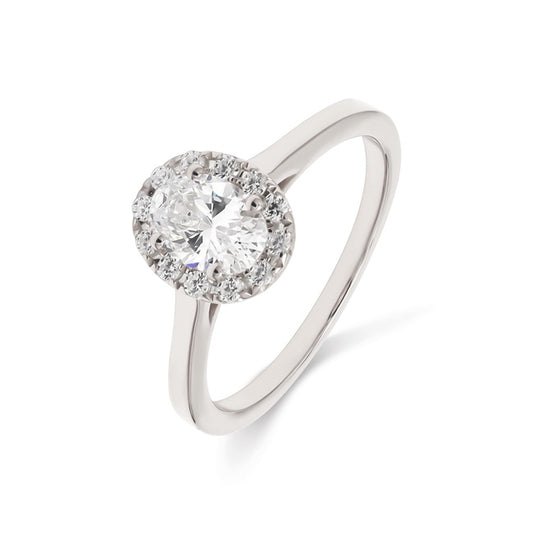 18K Engagement Ring 0.30 ctw SJR54571