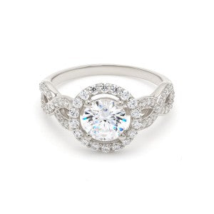 18K Engagement Ring 0.31 ctw SJR55038