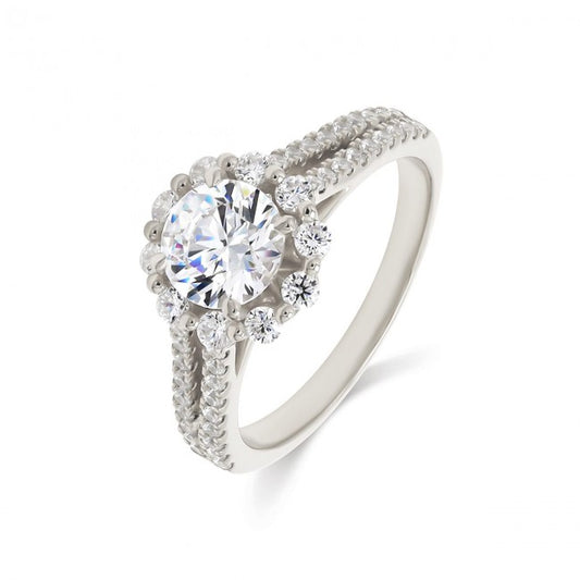 18K Engagement Ring 0.31 ctw SJR55016RD