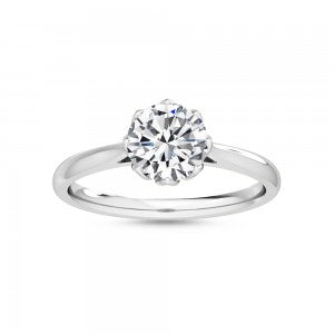 18K White Gold Ring Mounting