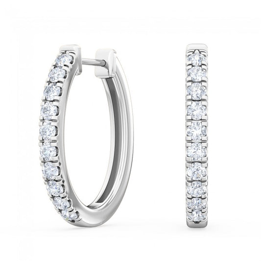 Lab grown diamond Hoops Earrings 0.50 ctw SJE31880培育鑽石耳環