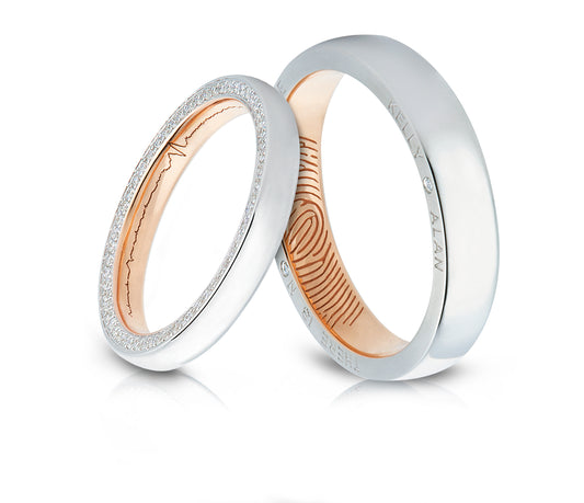 Lab grown diamond Couple ring CF01