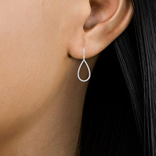 將圖片載入圖庫檢視器 14K WG Round Cut Drop Earrings 1.35 ctw SJE32035
