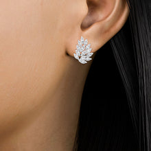 將圖片載入圖庫檢視器 14K White Gold Lab Grown Diamond Fashion Earrings 3.30 ctw SJE32188
