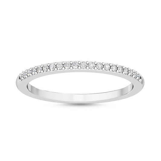 Lab grown diamond Stackable Ring 0.12ct P1243-S培育鑽石戒指