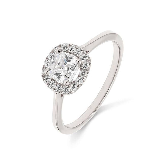 18K Engagement Ring 0.33 ctw SJR54575