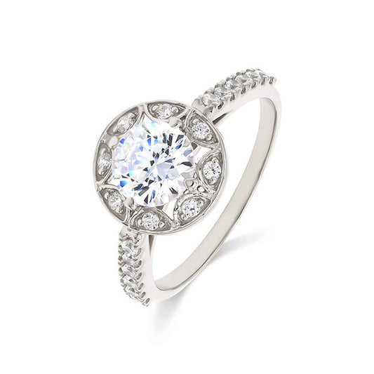 18K Engagement Ring 0.31 ctw SJR55018RD