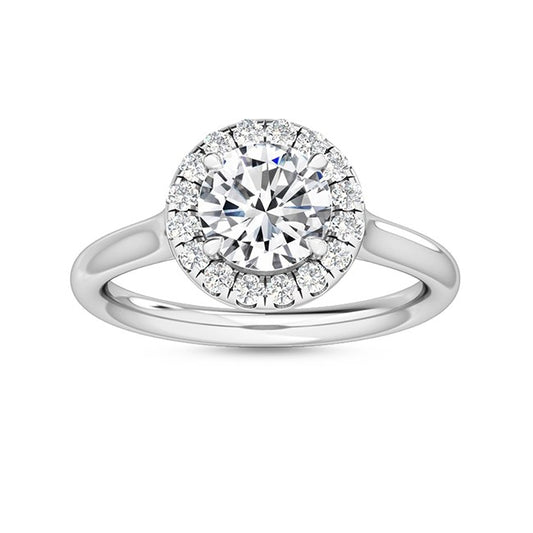 Engagement Ring 0.31 ctw SJR55518RD培育鑽石戒指