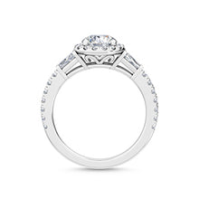 將圖片載入圖庫檢視器 14K White Gold Engagement Ring 0.71 ctw SJR55519RD
