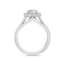 將圖片載入圖庫檢視器 14K White Gold Engagement Ring 0.70 ctw SJR55543RD
