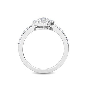 18K Engagement Ring 0.75 ctw SJR56051
