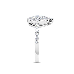 18K Engagement Ring 0.75 ctw SJR56051