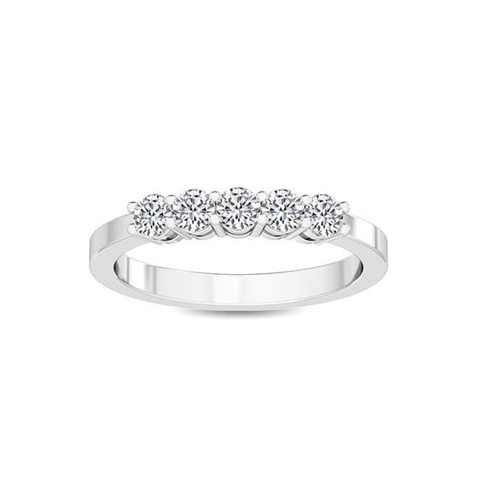 Lab grown diamond Stackable Ring 0.45 培育鑽石戒指