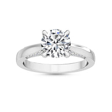 將圖片載入圖庫檢視器 MT08 18K White Gold Lab Grown Diamond Engagement Ring 0.24 ctw
